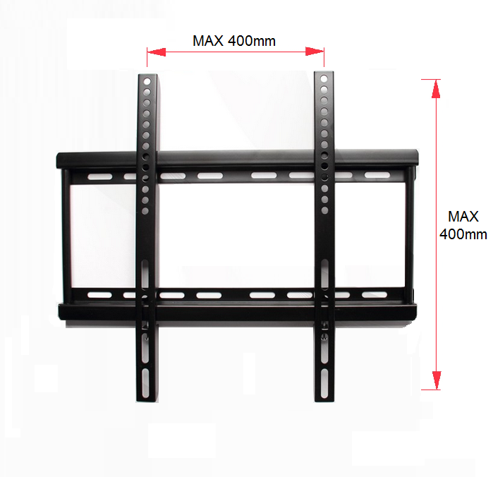  Soporte de pared para TV fijo para la mayoría de los televisores de 26 a 55 pulgadas, soporte de pared para TV ultradelgado JY-LCD-B04