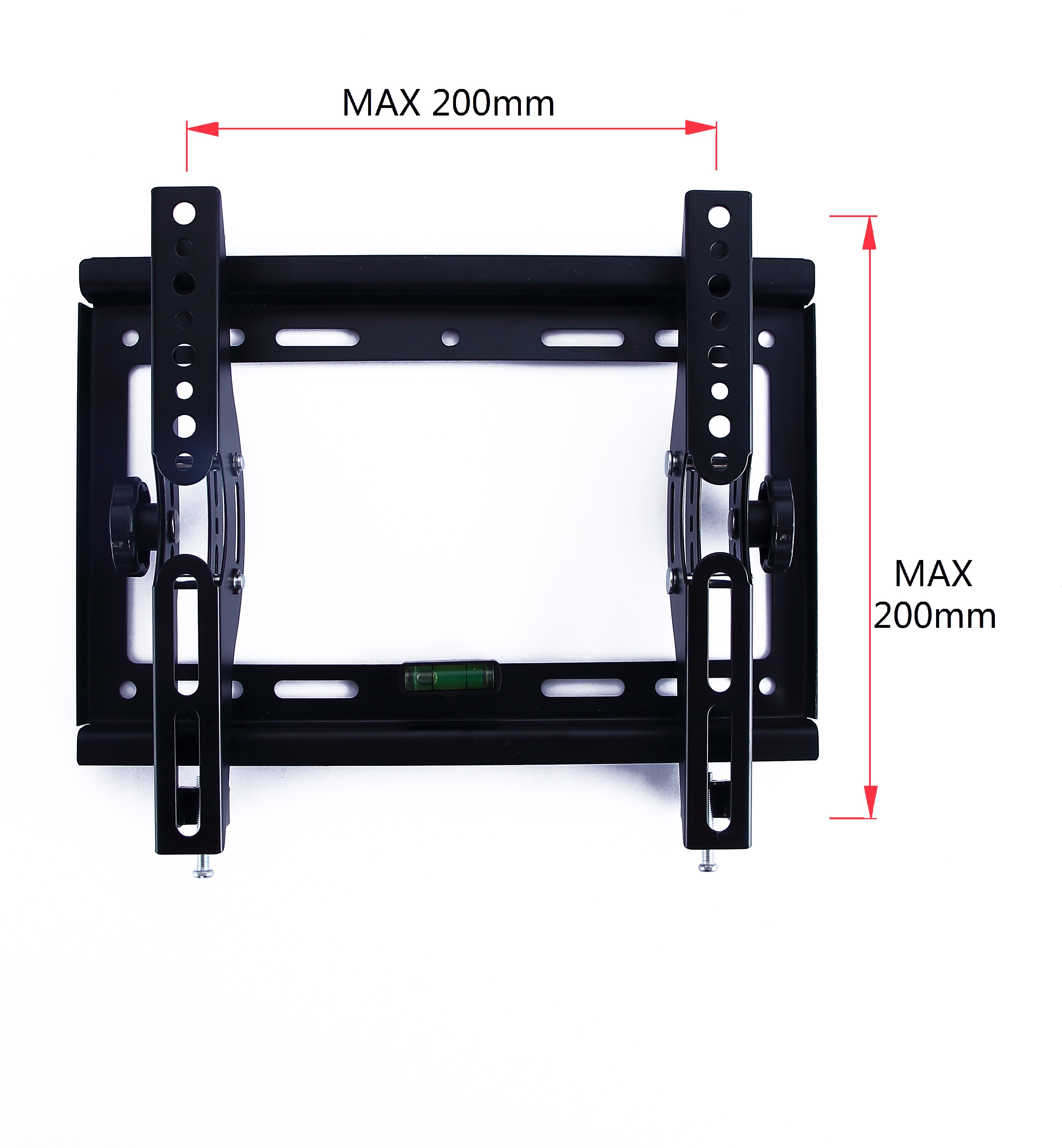 LED/LCD/LED plano y curvo VESA 200x200mm, soporte de TV para montaje en pared